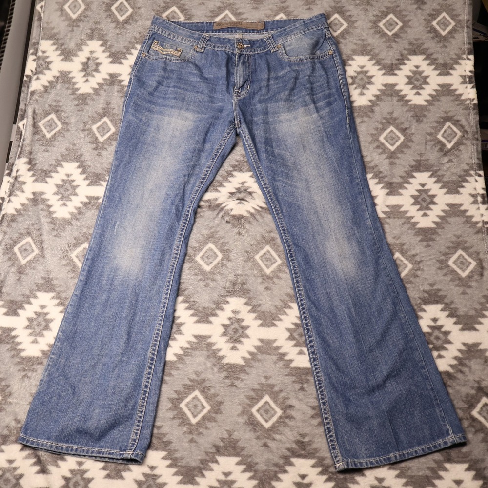Wrangler 20X Vintage Bootcut Jeans 32x32 Medium Wash Blue Denim 42MWXSA